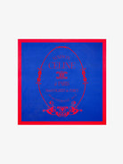 Celine Maison 90 Silk Foulard - Redblue