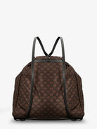 Celine Nylon and leather backpack with Triomphe print - Brownblack