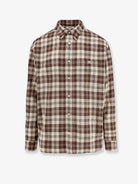 Celine Madras wool shirt - Beige Marron