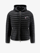 Celine Hooded quilted down jacket - Black