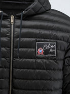 Celine Hooded quilted down jacket - Black