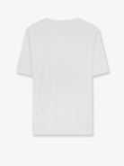 Celine Cotton T-shirt with front logo print - Opticwhiteyellowblue