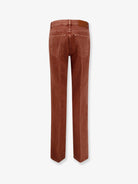 Chloé Colored denim trousers - Crimson Brown