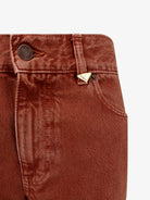 Chloé Colored denim trousers - Crimson Brown