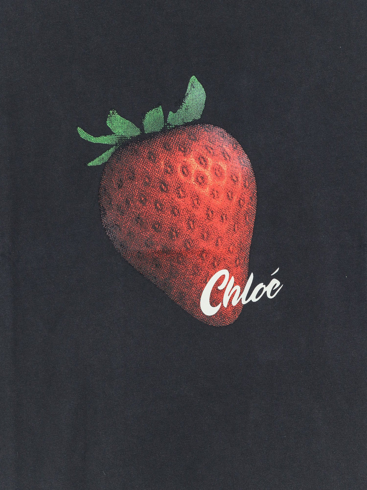 Chloé Cotton T-shirt - Ash Black
