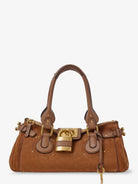 Chloé Paddington suede shoulder bag - Vintage Brown