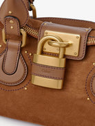 Chloé Paddington suede shoulder bag - Vintage Brown