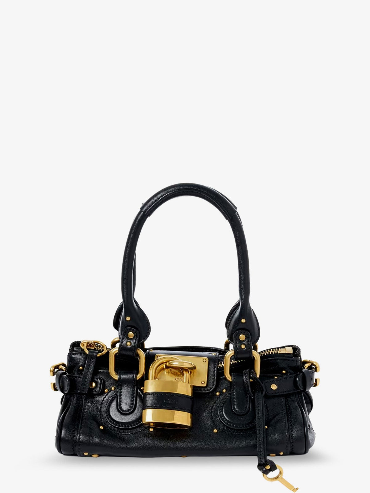 Chloé Paddington Small Leather Handbag - Black