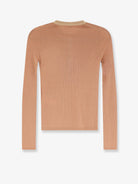 Chloé Ribbed wool T-Shirt - Coffee Pink