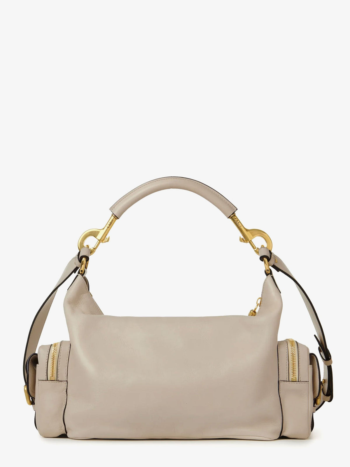 Chloé Medium Double Carry leather shoulder bag - Boyish Brown