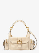 Chloé Medium Double Carry leather shoulder bag - Sweet Beige