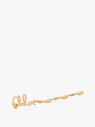 Chloé Chloé Iconic metal earrings - Vintage Gold