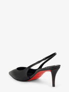 Christian Louboutin Miss Z patent leather slingback pumps - Black