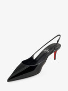 Christian Louboutin Miss Z patent leather slingback pumps - Black