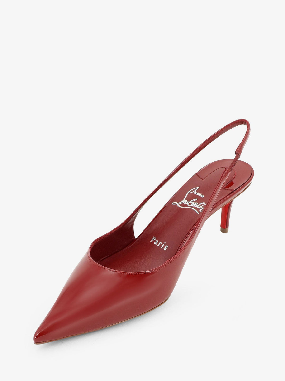 Christian Louboutin Miss Z patent leather slingback décolleté - Empire