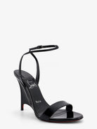 Christian Louboutin Zeezeenella Leather Sandals - Black