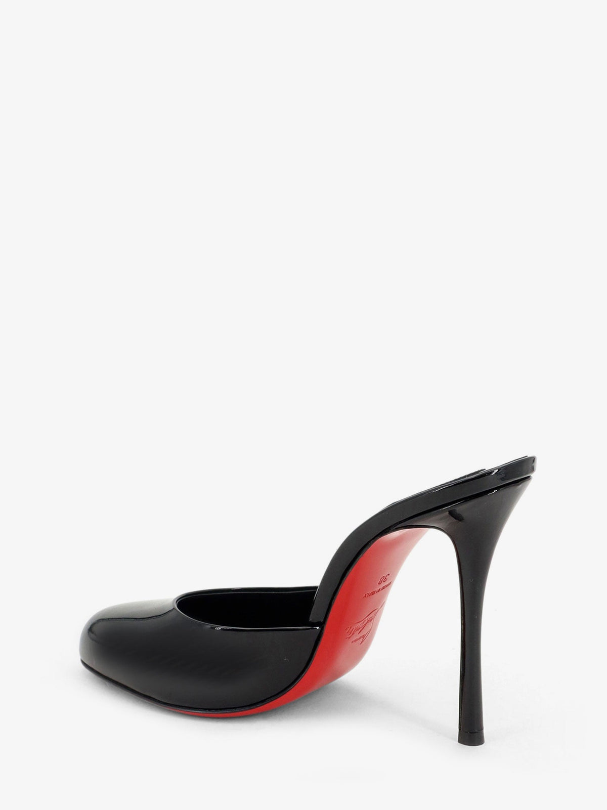 Christian Louboutin Patent leather Dolly Mule sandals - Black