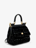 Dolce & Gabbana Sicily velvet handbag - Neroantracite
