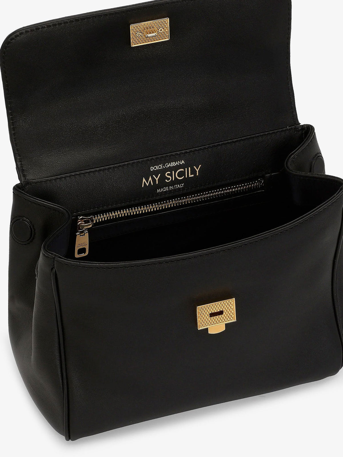 Dolce & Gabbana My Sicily leather handbag - Nero