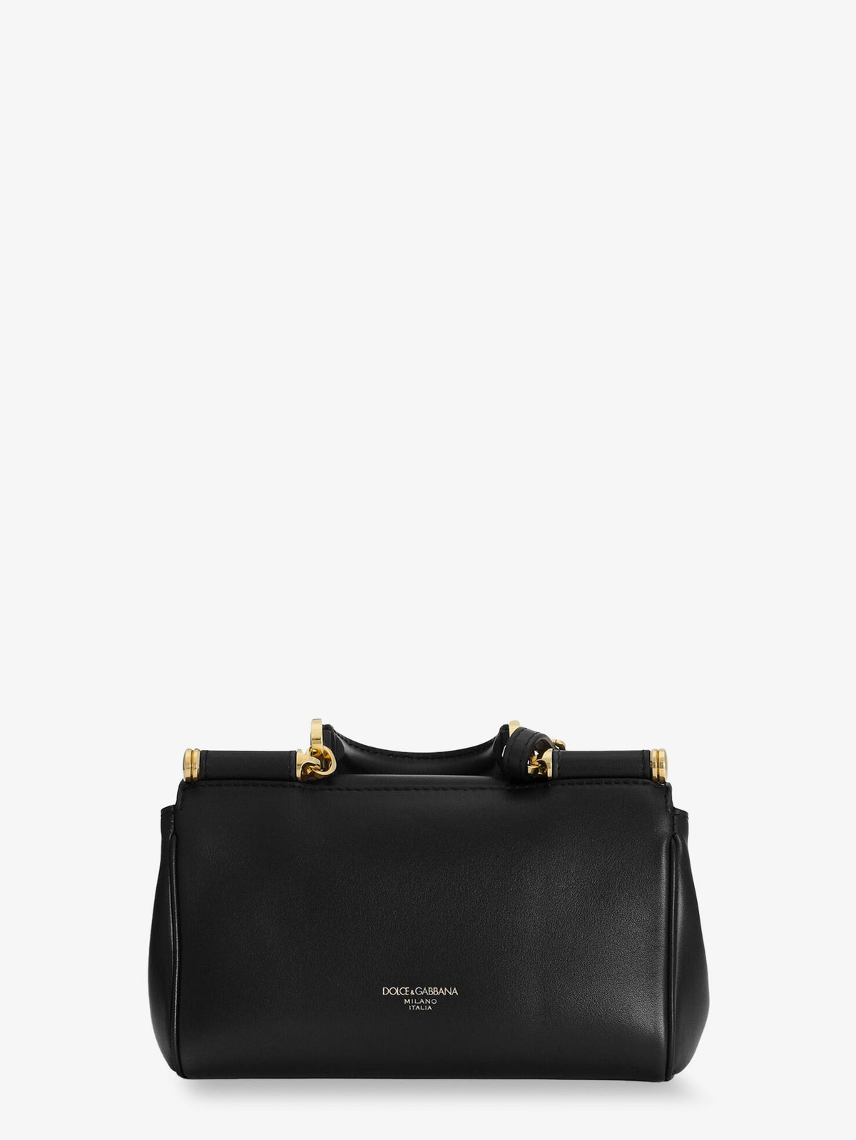 Dolce & Gabbana My Sicily Mini Leather Handbag - Nero