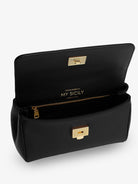 Dolce & Gabbana My Sicily Mini Leather Handbag - Nero