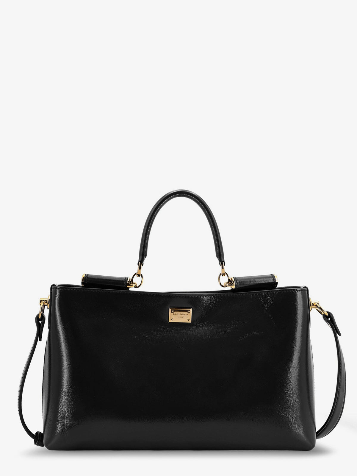 Dolce & Gabbana Vittoria Leather Shoulder Bag - Nero