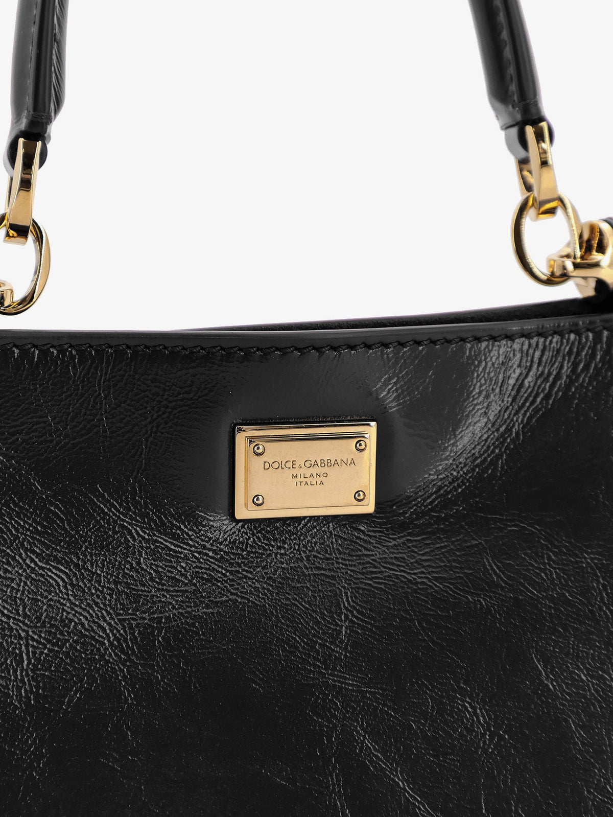Dolce & Gabbana Vittoria Leather Shoulder Bag - Nero