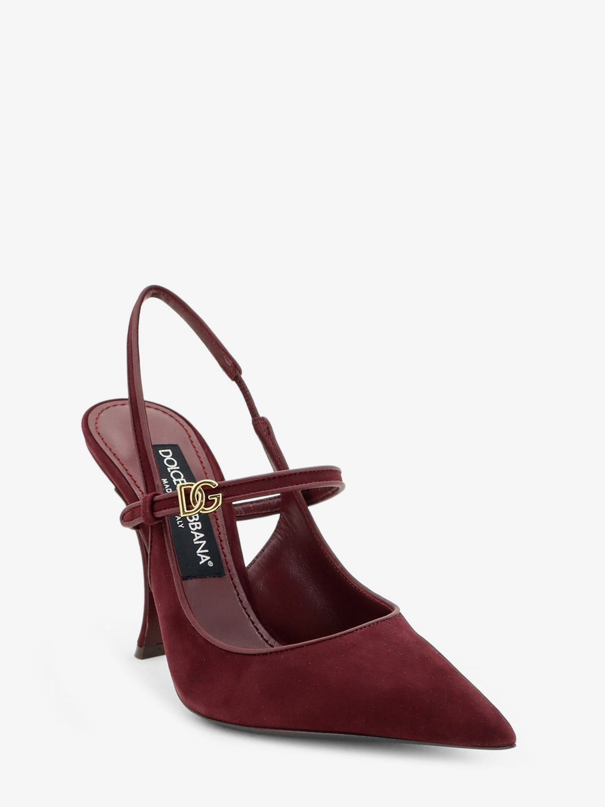 Dolce & Gabbana Suede décolleté - Bordeaux