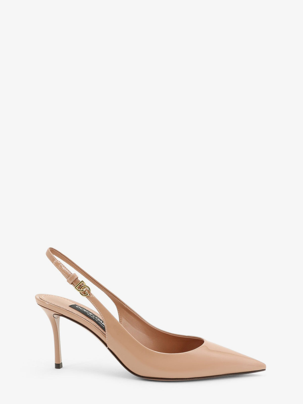 Dolce & Gabbana Patent leather décolleté - Beigescuro