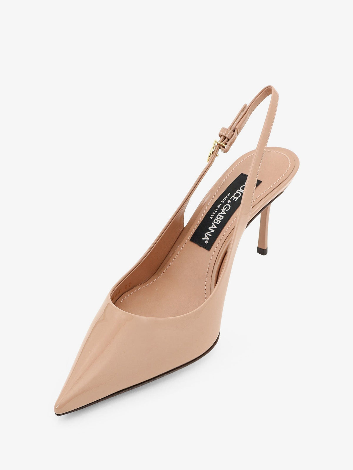 Dolce & Gabbana Patent leather décolleté - Beigescuro