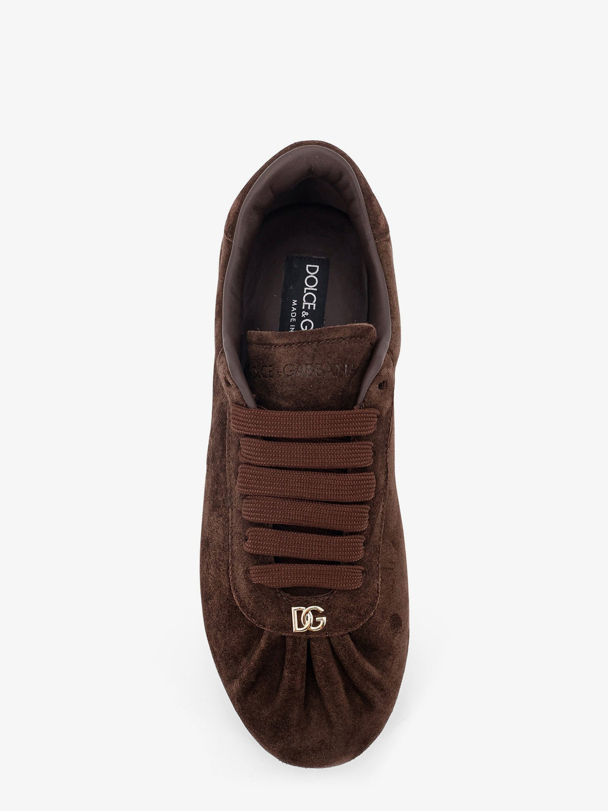 Dolce & Gabbana Soft Ballet split-suede sneakers - Ebano1