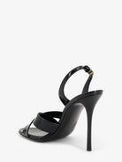 Dolce & Gabbana Keira shiny calfskin leather sandals - Nero