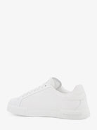 Dolce & Gabbana Portofino leather sneakers - Bianco Ottico