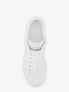 Dolce & Gabbana Portofino leather sneakers - Bianco Ottico