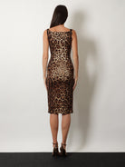 Dolce & Gabbana Midi Dress with Animal print - Leonew