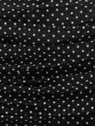 Dolce & Gabbana Polka-dots dress with drapery - Nero