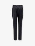 Dolce & Gabbana Pinstriped stretch wool trousers - Rigato