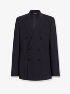 Dolce & Gabbana Martini Light double-breasted pinstriped wool blazer - Rigato