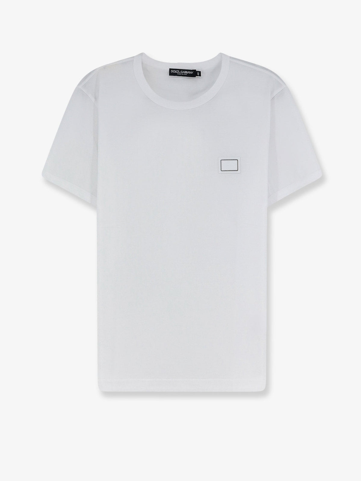 Dolce & Gabbana Cotton t-shirt with iconic detail - Bianco Ottico