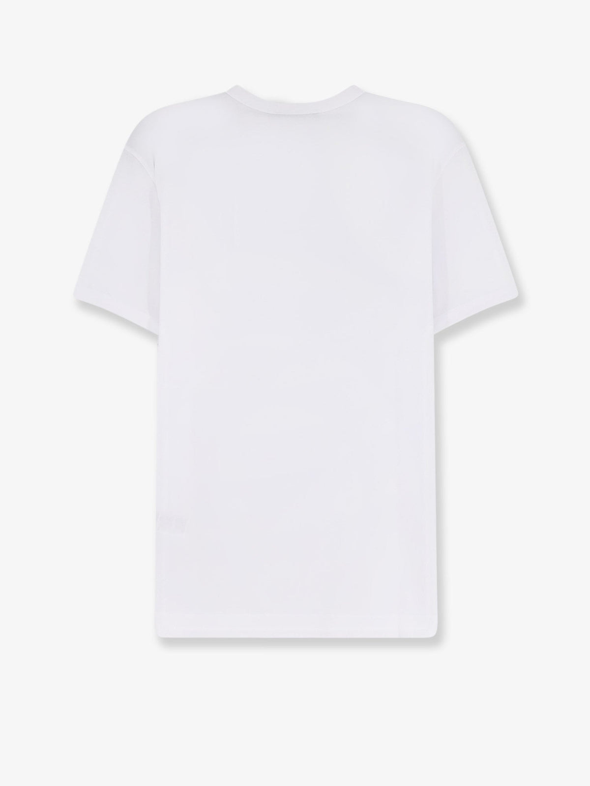 Dolce & Gabbana Cotton T-shirt with patch logo on the front - Bianco Ottico