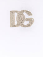 Dolce & Gabbana Cotton T-shirt with patch logo on the front - Bianco Ottico