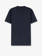 Dolce & Gabbana Cotton t-shirt with contrasting profile - Blu Scurissimo