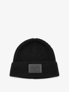 Dolce & Gabbana Ribbed cashmere hat - Nero