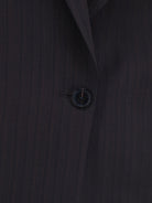 Dries Van Noten Voles striped viscose blazer - Brown