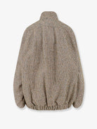 Dries Van Noten Voles cotton and wool blend jacket - Tan