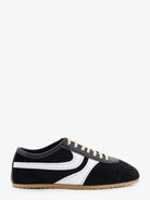 Dries Van Noten Low-Top suede sneakers - Blackwhite