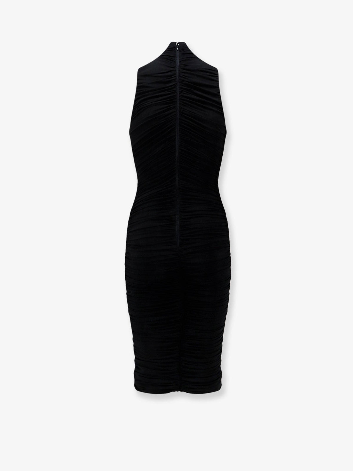 Elisabetta Franchi Draped midi dress - Nero