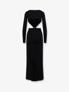 Elisabetta Franchi Red Carpet stretch viscose dress - Nero