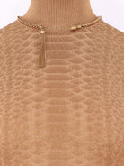 Elisabetta Franchi Knitted dress with Snake detail - Daino