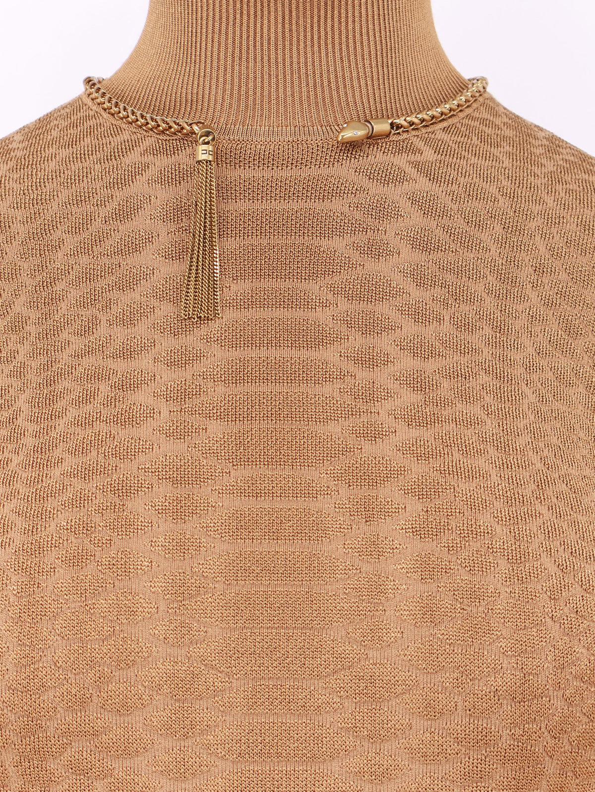 Elisabetta Franchi Knitted dress with Snake detail - Daino